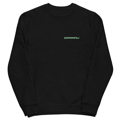 Unisex organic sweatshirt "OuttaSpaceLogo" mint-green