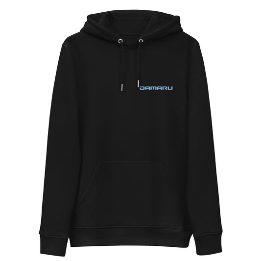 Unisex organic hoodie "OuttaSpace" cloud blue